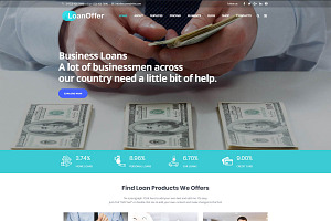 LoanOffer - Loan & Business Theme