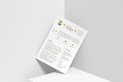 cv resume word and canva template, a Resume Template by mijli (Thumbnail 6 of 10)