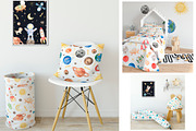 Watercolor Cute Space Collection, a Technology Illustration by MayaNavits (Thumbnail 7 of 10)