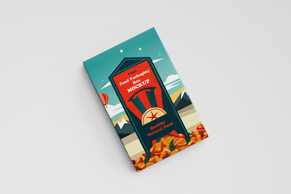 Vertical Food Packaging Box Mockup, a Packaging Mockup by Ram Studio LLC (Photo 11 of 11)
