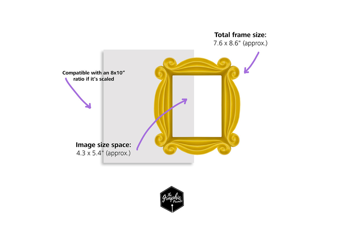 Isolated Friends TV show frames, an Object Graphic by The Graphic Parade