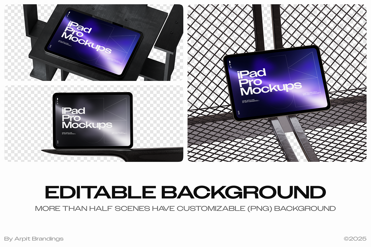 Branding Mockups - iPad Pro, an iPad Mockup by Arpit Brandings (Photo 5 of 6)