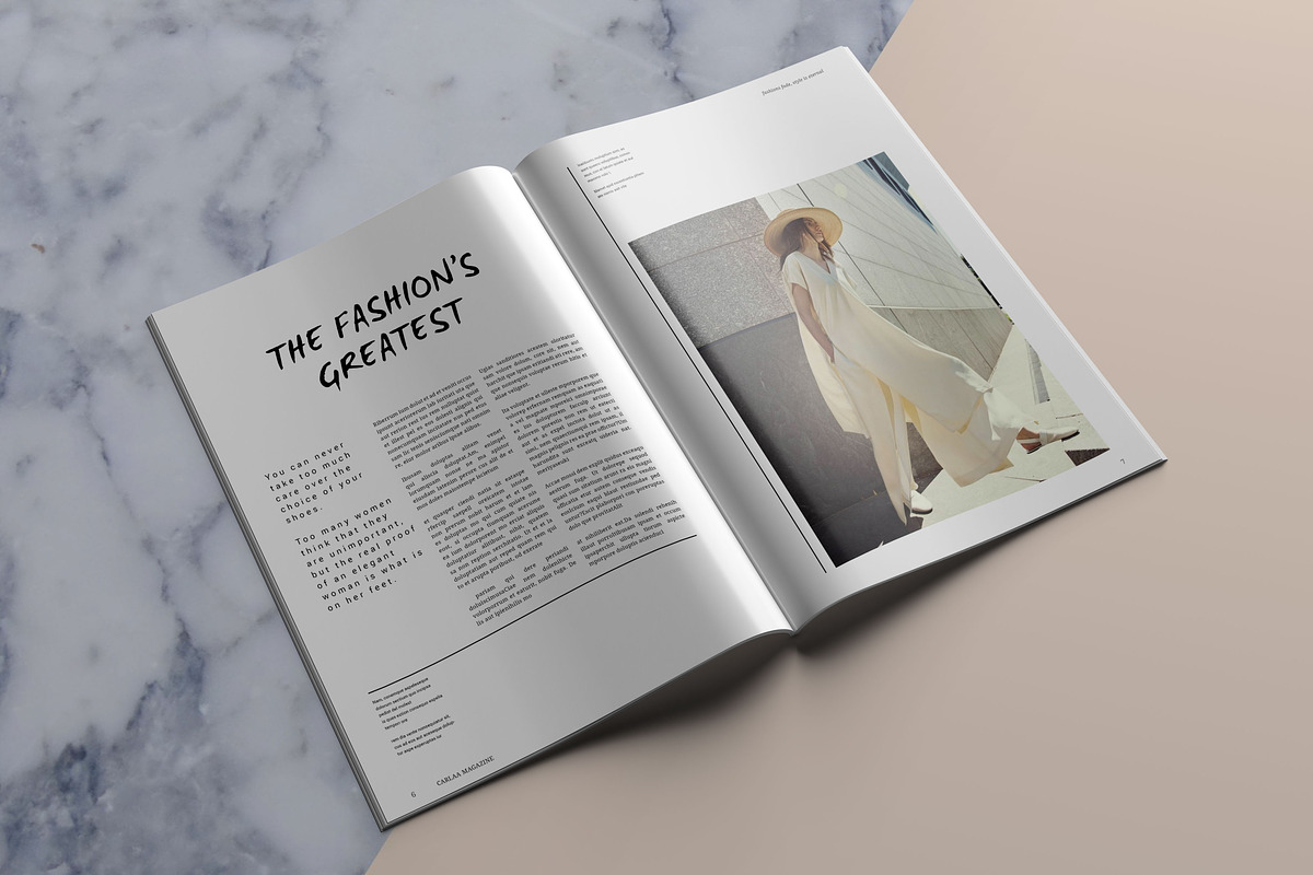Carlaa Magazine, a Magazine Template by Kingtown (Photo 3 of 10)