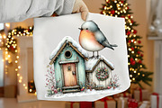 Whimsical Woodland Christmas Clipart, an Illustration by Canvas Craft (Thumbnail 5 of 6)