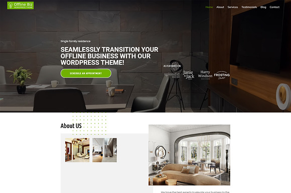 lead generation WordPress Theme - OfflineBiz preview 7