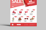 Fashion Hot Sale Flyer Template, a Flyer Template by MightyDesign (Thumbnail 5 of 8)