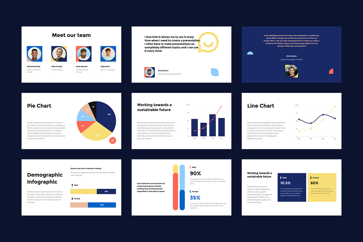 Cindy Powerpoint Template + Images, a Presentation Template by Vladislav Muslakov (Photo 9 of 13)