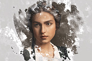 Watercolor Artistic Photo Templates, an Action Add-On by Photoshop Action (Thumbnail 5 of 13)