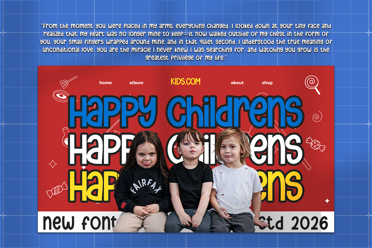 Birthday Holiday Display Font, a Sans Serif Font by Templatiostudio (Photo 8 of 12)
