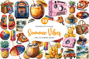 Retro Summer Vibes PNG, an Illustration by SinaCreation (Thumbnail 1 of 5)