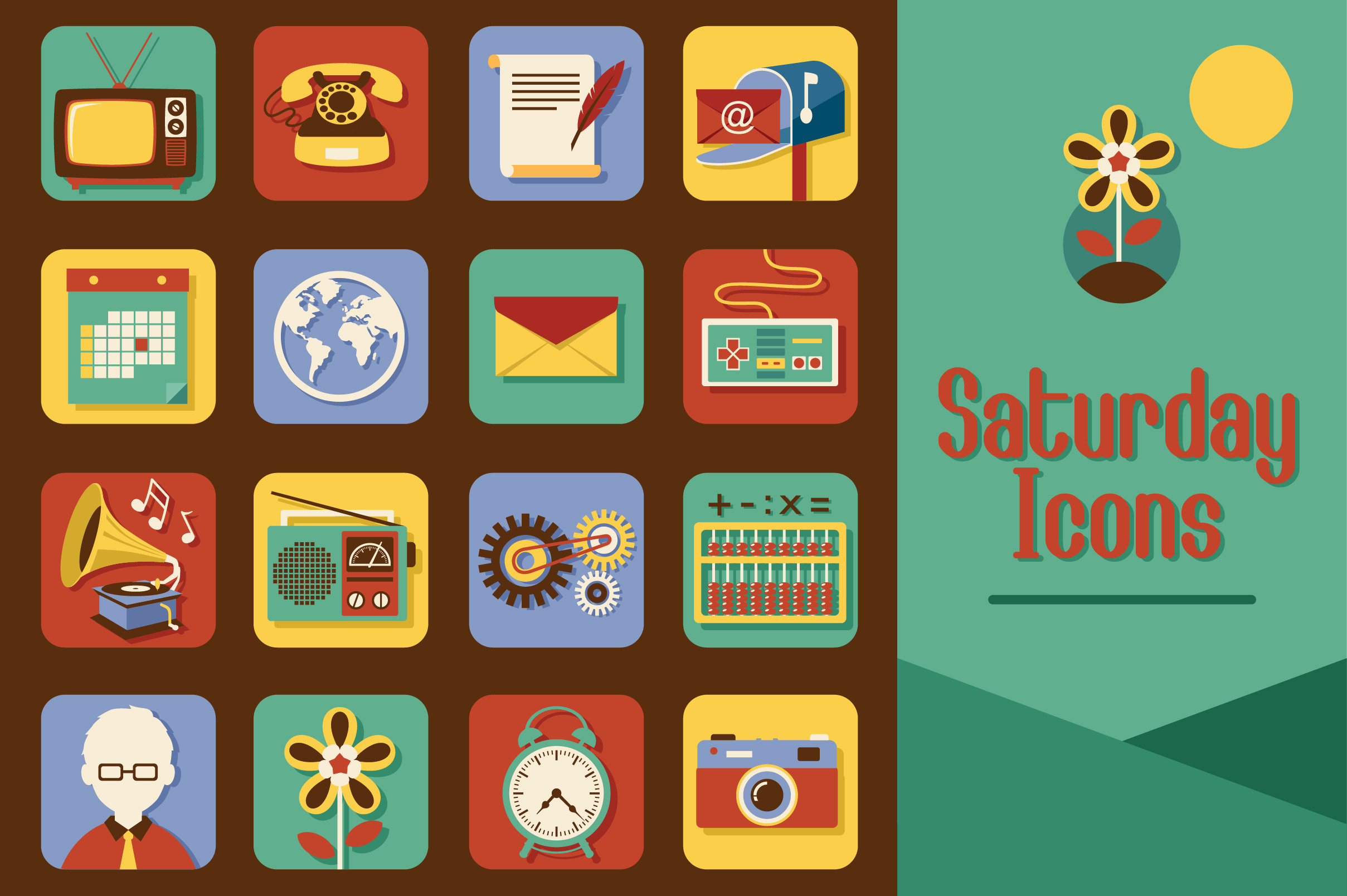 Saturday Icons, an Icon by Voila!