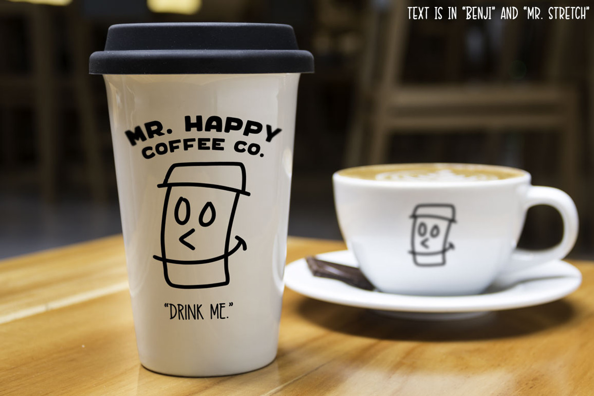 Kookyheads - a dingbat doodle font! preview 6