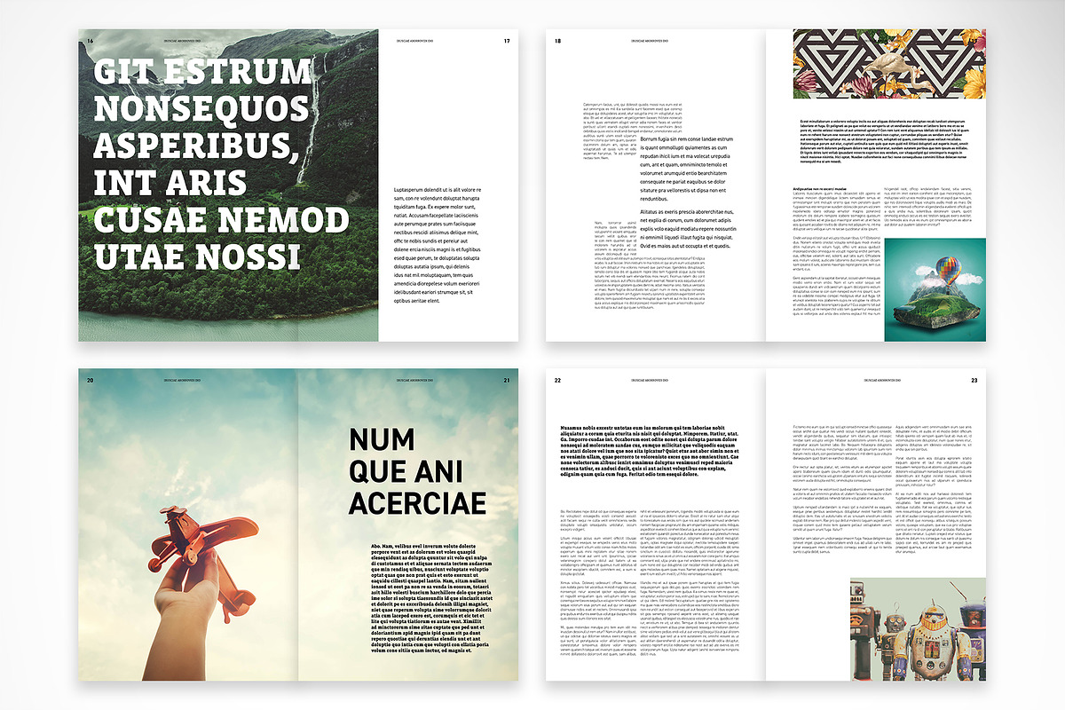 Bold Modern Magazine Template, a Templates & Theme by McLittle Stock (Photo 4 of 5)