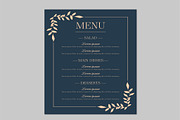 Elegant Wedding Menu, a Templates & Theme by studiogstock (Thumbnail 3 of 3)