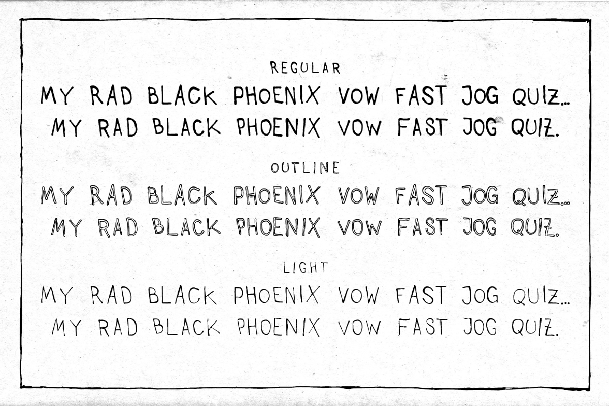 Uncle & Auntie Lee -Family (6 fonts) preview 5