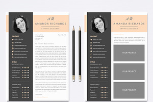 Resume Template 001 For Photoshop