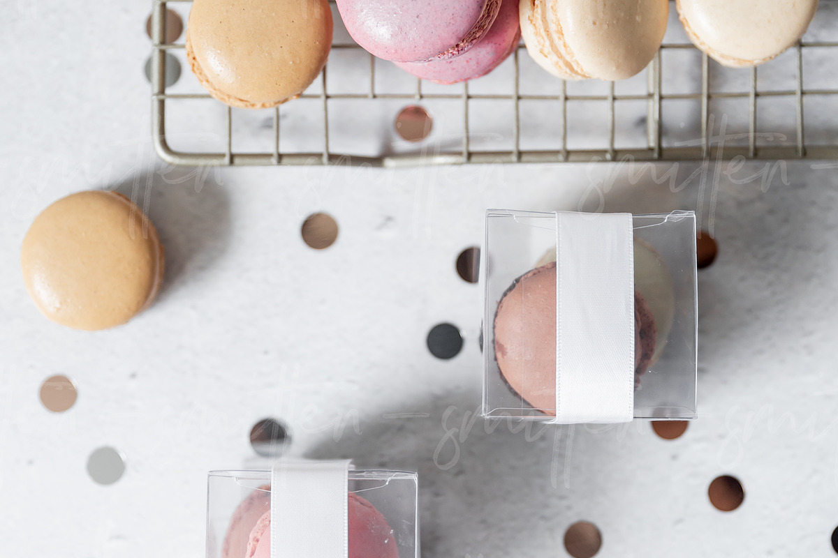Macaron favor styled stock photo containing stock photography, styled stock, a Food & Drink Photo by Smitten Photo & Design (Photo 2 of 2)