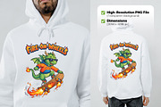 Retro Cartoon Skater Dragon Clipart, an Animal Illustration by zahidhossainalif (Thumbnail 2 of 3)