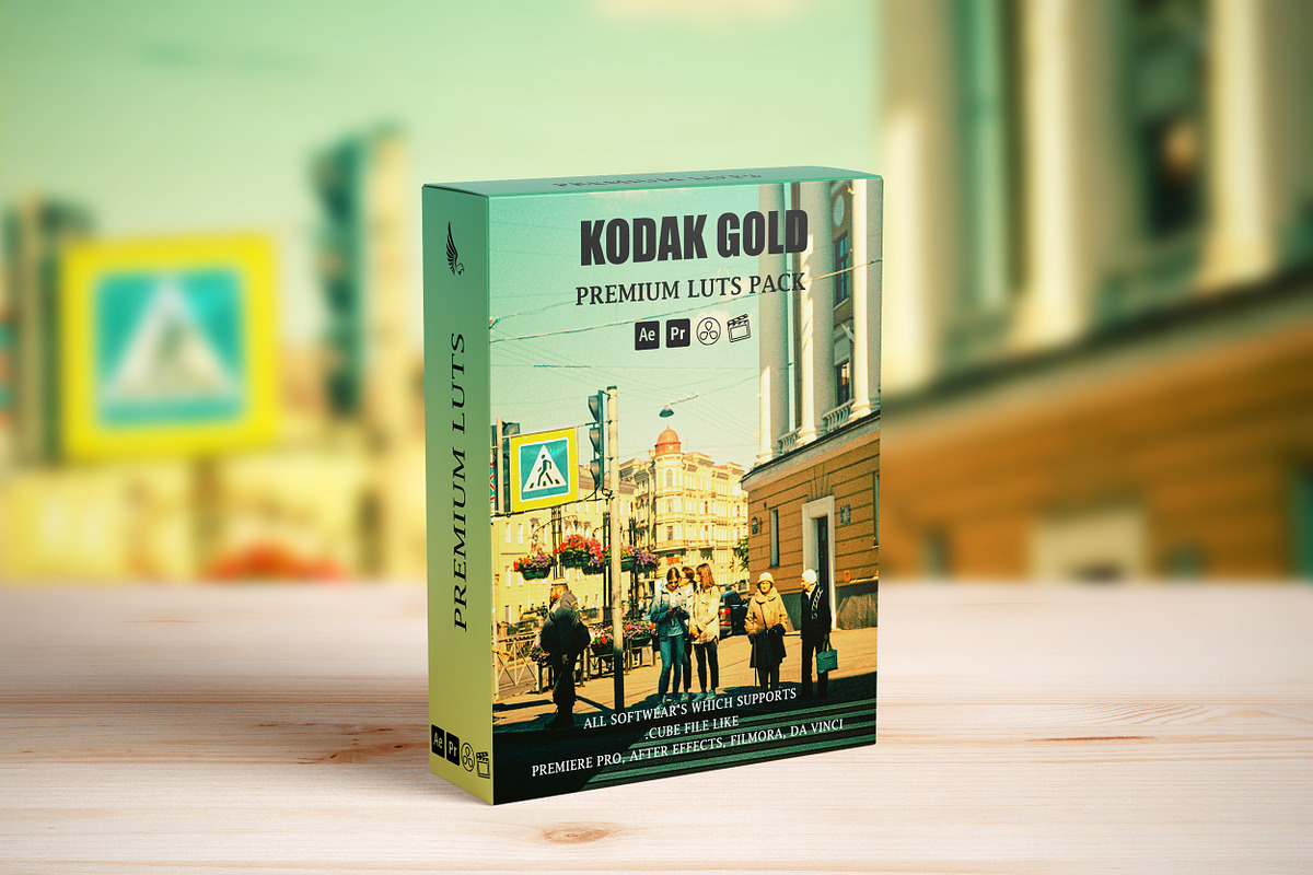 Kodak Gold LUTs Presets for Color Grading Video Footage Creative