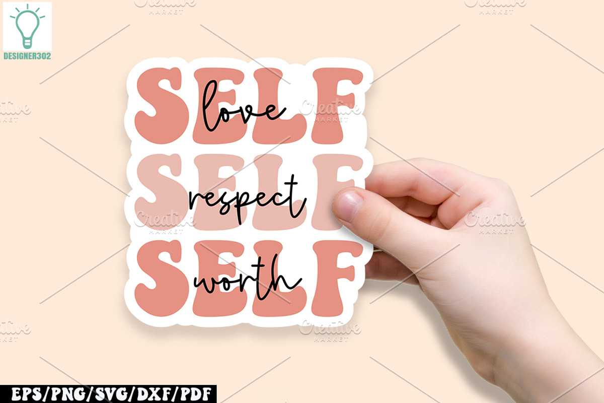 Boho Mental Health Sticker Bundle, a Graphic by Designer302 (Photo 13 of 22)