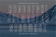 Meltdown - Condensed Sans Serif, a Sans Serif Font by Pian45 Studio (Thumbnail 6 of 8)