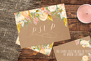 Nude & gold. Watercolor clipart, a Texture Illustration by LABFcreations (Thumbnail 11 of 11)