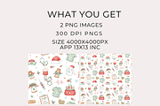 Christmas Nurse Seamless Pattern, a Decorative Illustration by Anca Digital Vibe (Thumbnail 6 of 7)