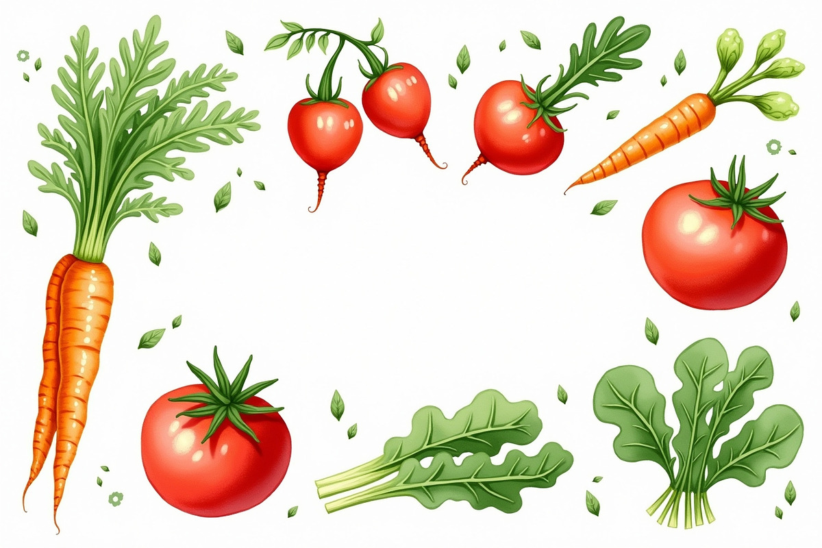 Watercolor Vegetable Clipart Bundle, a Graphic by Creativeshirt (Photo 4 of 14)