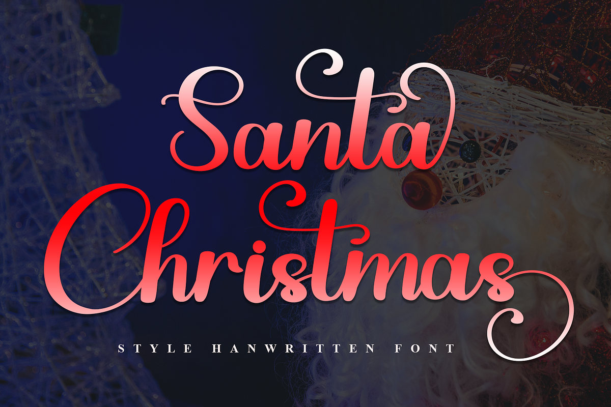 Santa Christmas, a Handwritten Font by InermediaSTUDIO (Photo 1 of 7)