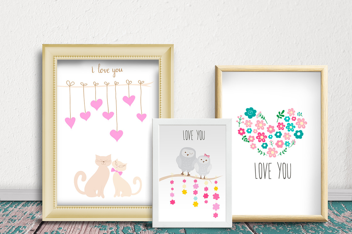 Big floral set, a Decorative Illustration by BerryCaty (Photo 5 of 13)