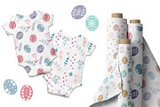 Easter eggs. Hand drawn collection, a Decorative Illustration by Tati_Kli (Thumbnail 4 of 11)