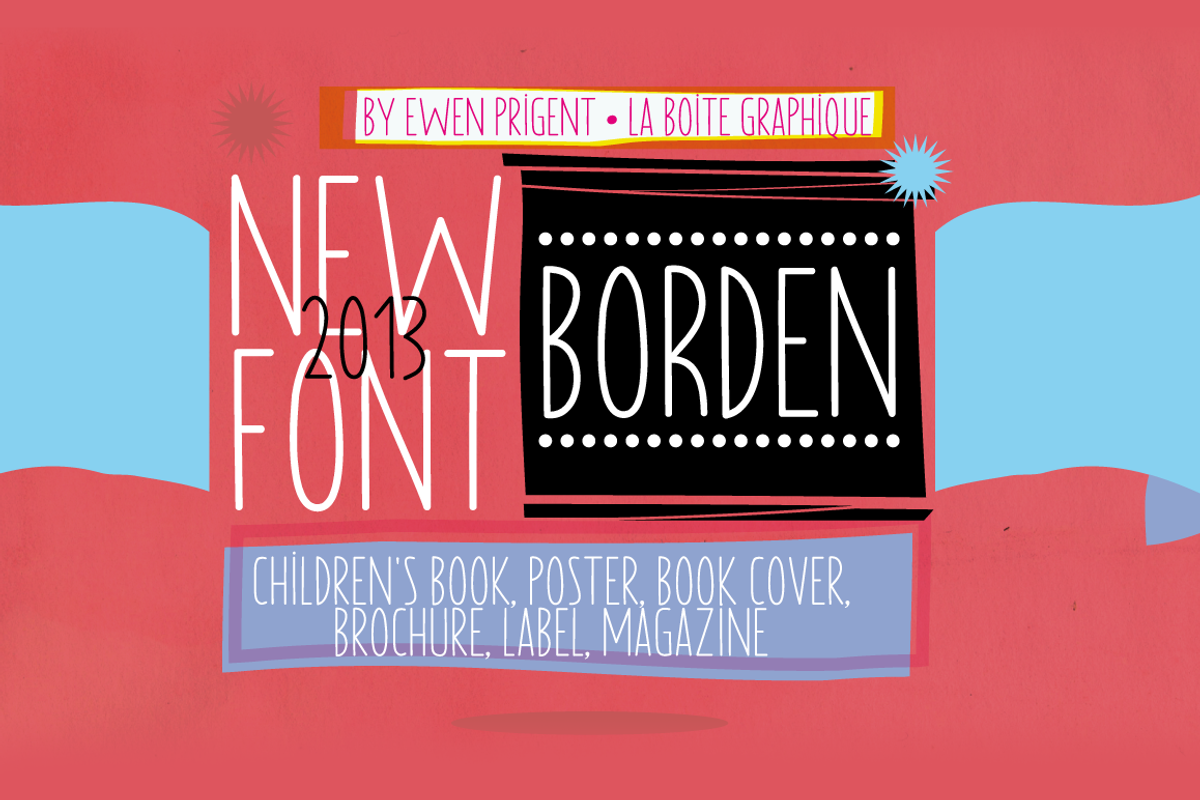 Borden, a Handwritten Font by La Boite Graphique (Photo 1 of 4)