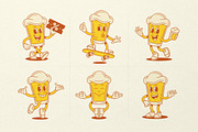 Beer Glass Cartoon Mascot Character, an Illustration by Vasya Kobelev (Thumbnail 3 of 8)