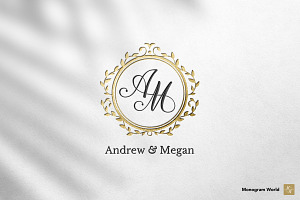 Wedding Monogram AM