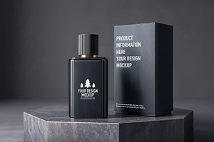 Chic cosmetic mockup featuring, a Packaging Mockup by OSORIOartist