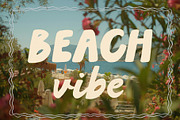 Script font handwritten retro Azzuro, a Script Font by TD fonts (Thumbnail 3 of 12)