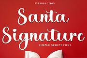 Santa Signature, a Handwritten Font by FreshTypeINK (Thumbnail 1 of 8)
