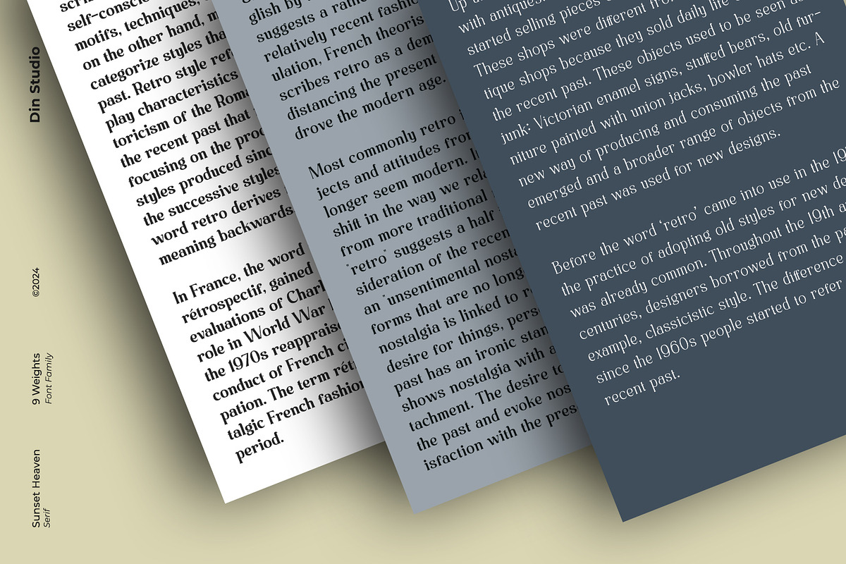 Sunset Heaven, a Serif Font by din-studio.com (Photo 14 of 15)