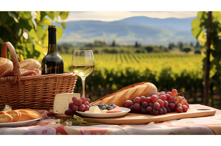 summer gourmet wine drink outdoor ai, a Food & Drink Photo by pikepicture