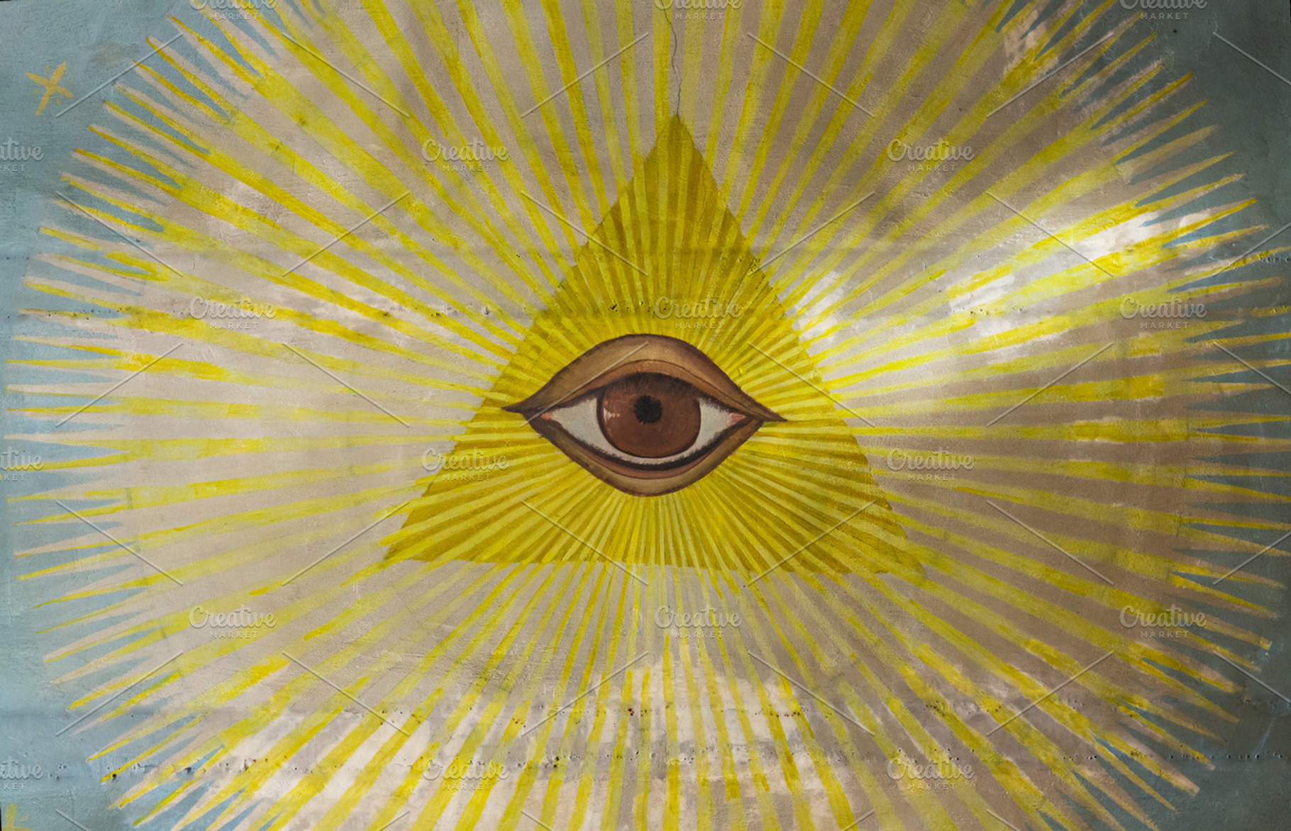 Allseeing eye stock photo containing jerusalem and israel, an Arts & Entertainment Photo by suprunvitaly