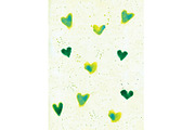 Watercolor hearts, a Texture Graphic by Natalia Flurno (Thumbnail 4 of 4)