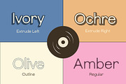 CS Rodney 3D, a Sans Serif Font by Craft Supply Co. (Thumbnail 3 of 8)