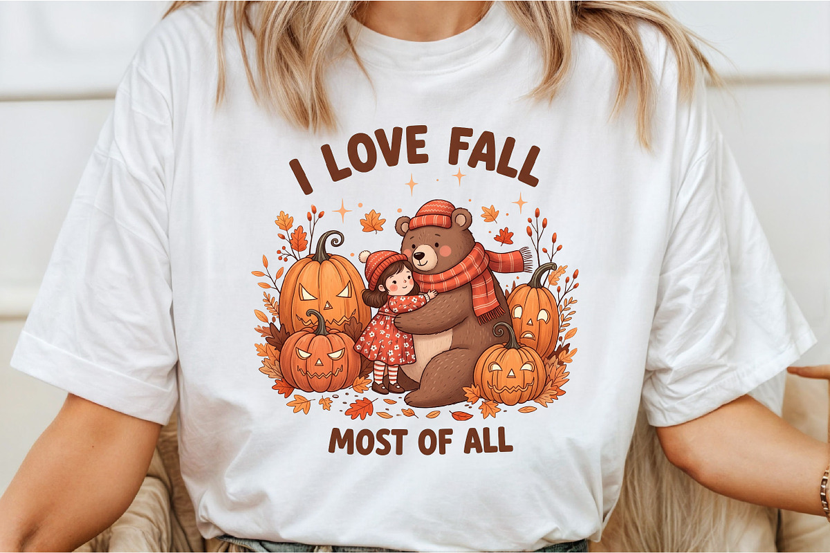 I Love Fall Most of All Png, an Illustration by DreamCafeArt (Photo 3 of 7)
