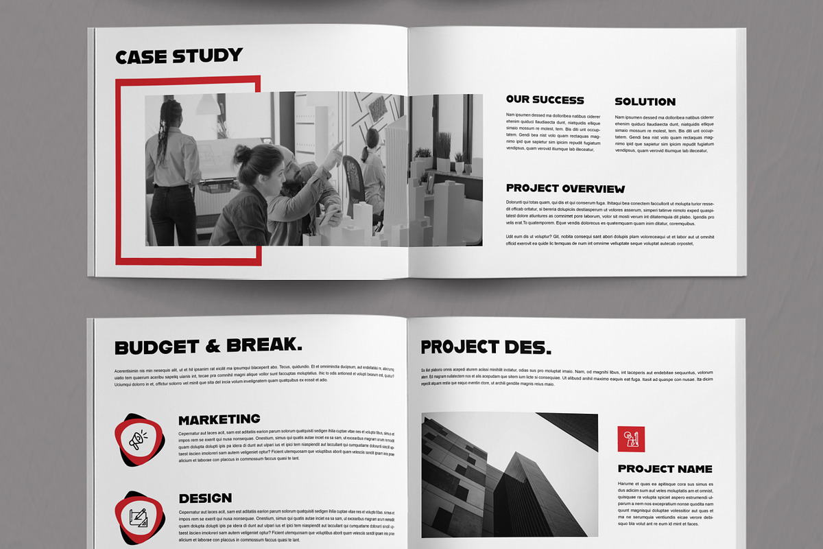 Company Profile Layout, a Brochure Template by ContestDesign (Photo 4 of 5)