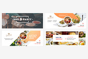 Foodie Facebook Cover Pack, a Social Media Template by Crevo Studio (Thumbnail 4 of 10)