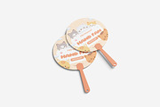 Hand Fan Mockup, a Product Mockup by MrLetters (Thumbnail 5 of 5)