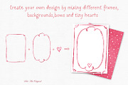 Watercolor Red Frames Borders, an Object Graphic by Solo Art Original (Thumbnail 7 of 14)