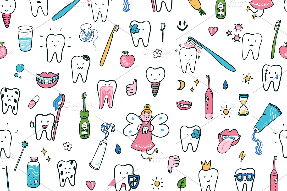 Tooth Care, a Healthcare Illustration by GooseFrol (Photo 4 of 7)