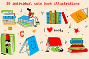 Love Books bundle, an Object Illustration by Virinaflora (Thumbnail 3 of 8)