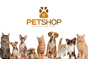 Pet Shop Logo, a Branding & Logo Template by LogoLabs